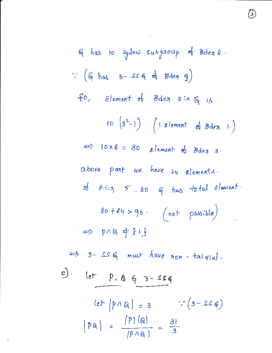 as3一.cc6 g eent et ade 3 in above Pat we have 24 slement 804hus to tal elment no powible 3- SS must have hon - tai ial (P1 la