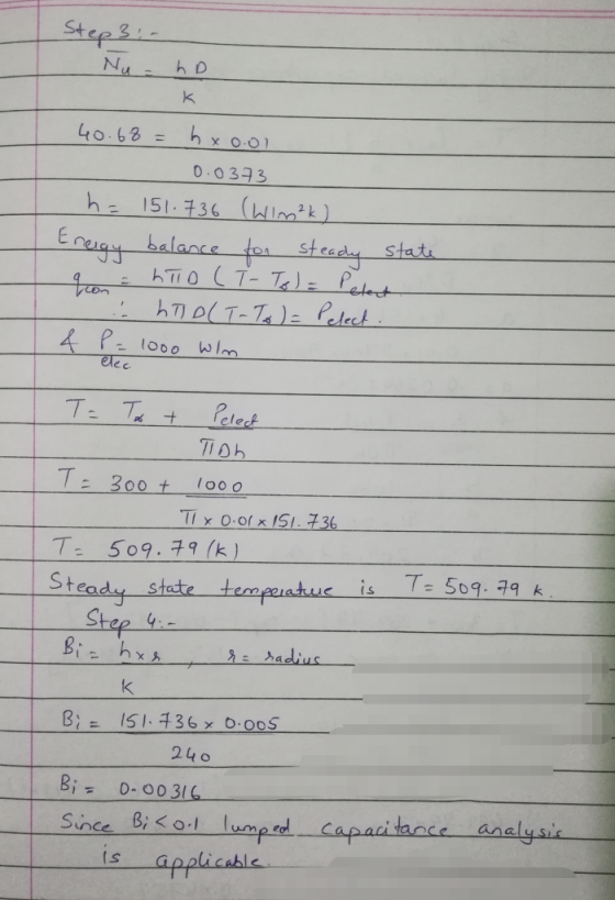 शक्र Nu 40.68= 0.0393 ha 151.736 (Wimk) Ergy balance tar steedy Stati h7PT-T Pesect यहट TTe t Peleat TiDh T: 300 t lo00 Tlx 0