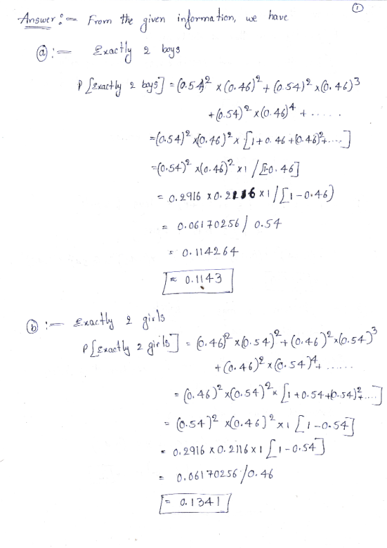 Answer Fren theiven infomna tion, have we 2 boys PLEeartly 2 bys0.5 (o.46+ 054)3 . 44)3 +Co.54) (0.44 a.s4) 0.46)+0. 46 +043
