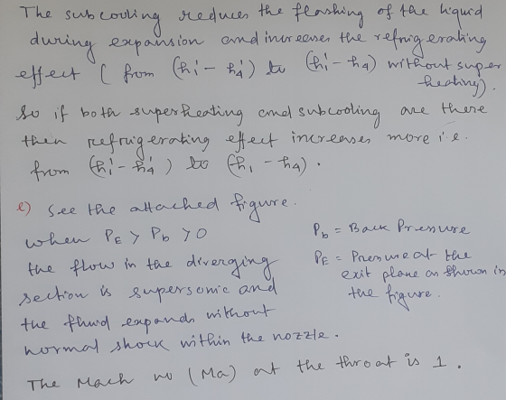 The sub cooli cooling reduces the flashing of the liquid during expansion expansion andinere and increases the r refring erat