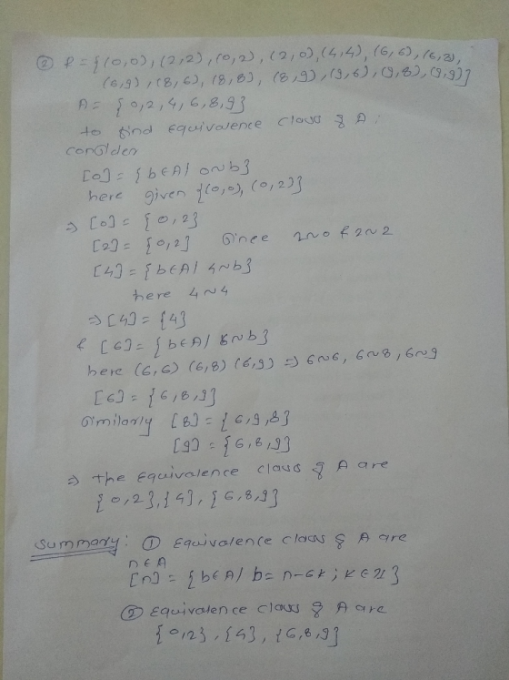 P1r0,0),(2/2) , re,), 12/0), (4 ,4), (6, 6), 6,a, (e,9)8,), 18, e), (8/)136),O,6), 0.3)7 0/2,4/6,8,93 +o 60d equivavence Clas