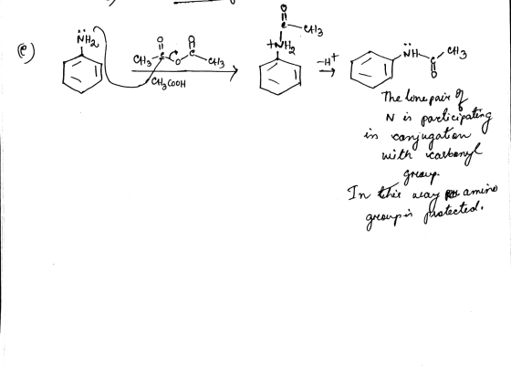 Benefits etia NH2 twi © VH、 ells و اگر هم به снэ ett3 ht CH₂COOH e 1 The lone pair of N is participating with carbonyl group.