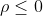 \rho\leq 0