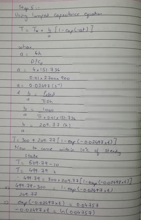 अक5 . Using lucaped capacidance equatiaa T-Tet b11-cpcat) a whac a 4x1S1.736 O.01x 2t00x 900 0.02491 (S) Pelact (000 a x 0.01