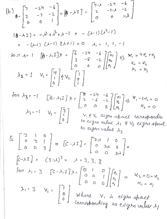 -24 7-A -6 -24 - 7-A - 2 -7 2. *+A- B-AI - - CA-I) At/) = o A , 1, -} -24 8-A , -2 V 0 824-6 [B-A31 - 6 2. -2 2. V ign acl co