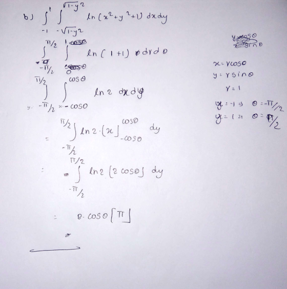 I42 b丿 です 2 O cos 9 coso COS 2 n 2.2 -coso IT/2 n2 2 cose dy 2. Coso Tr