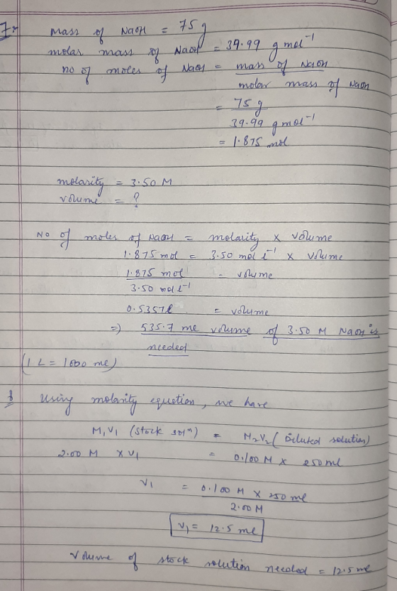 ма. w Na on a 15 molar mass of Naon = 39.99 g mal no of moles of Nads & mass of woon molar mass of woon - 759 29.99 g mol = 1