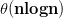 \bold{\theta(nlogn)}