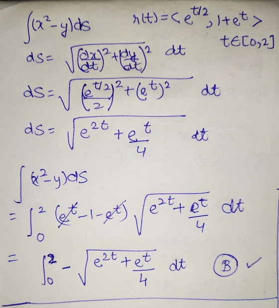 t12 te[0,2 at (2²-ylds r(t)=C6 tet> as= Santan) ds=e+ (eta at vest tet 62 y las ds= at 4 2 tet at le t-i-etj, e27 = ezt tet a