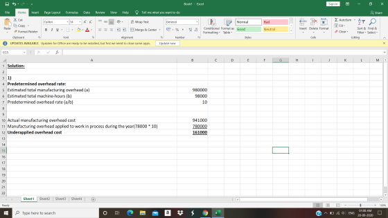Book1 - Excel Sign in o X File Home Insert Page Layout Formulas Data Review View Help Tell me what you want to do & Share Σ A