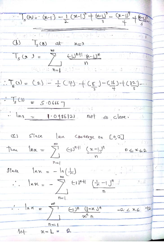 T, CH = (4) -- L (9-134 + 6-p? - Gamb teule 1(-10 ² - Cox 6) Ts (8) at d=3 tight alon Ts as ::TO) = (2) - $0.45 +65_-61437632