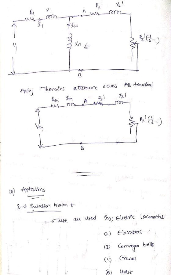 Re eeer ,Gt-1) Xo E AB ternial a Cross Thorenins atheoreme Apply eeer Vin Applicatens 3-6 Induchion mater g- u) Electnic Loco
