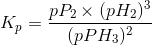 pP2 x (pH)3 (PH)2
