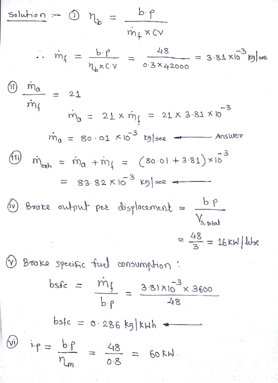 solution - 0 na = - ... me = b. p b.pl maxcv . 48 _ = 3.81x16% kysee hxc.v 0.3 X 42000 ma = 21 -3 ing ma = 21 x = 21x 3.81 x