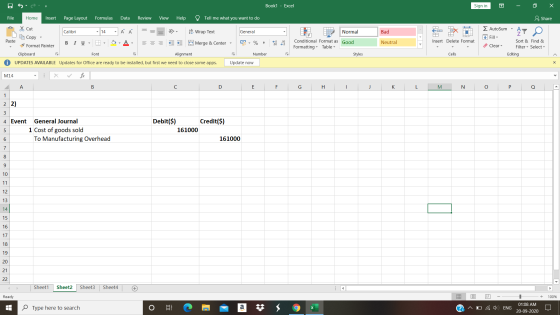 Book1 - Excel Sign in o X File Home Insert Page Layout Formulas Data Review View Help Tell me what you want to do & Share Σ A