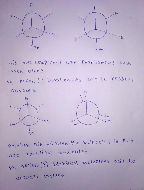 i-pr i-pr This two compounds are Enantiomers with each other. 30, Phoh (1) Enah home 35 Він bе соmmее! ang we de HO i-pr OY B