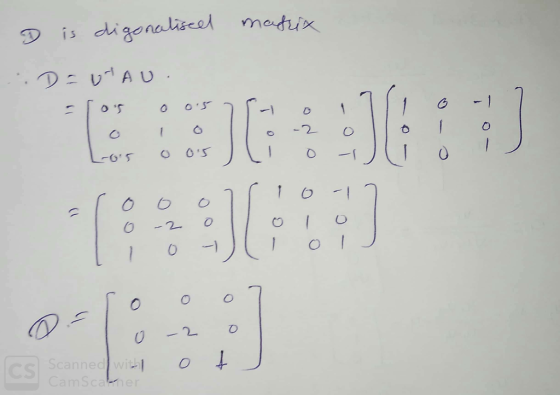 D is digonalised matrix .::DOUTAU. = pois oos Sri 0 Ti O -1 ا رکان و 65سا ه ( ا ) ( ا rooorrro17 1 1 0 1 1 0 1 DO_2 0 CS Sca