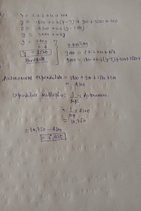 y = ctItht Nx. y = 1800 + v.6(y-7)+900+ 1500 + 100 8 = 4 300 +0.6 (9- 1 SơO) y = 3400 to 64 y = 3400 Z 0: 4 3 Elvano Equation