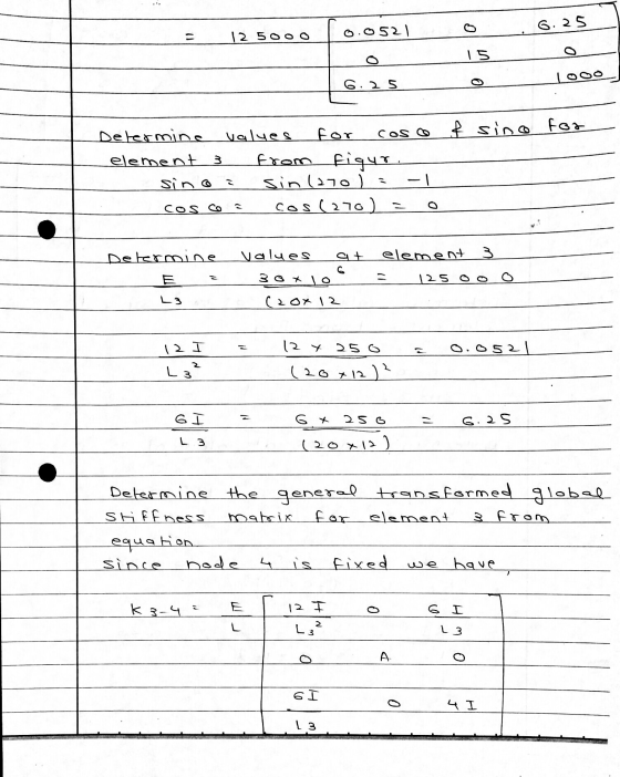 6.25 12 5000 0.0521 15 6.25 f sine for 3 Determina values for Cos o element from figur. sino sin lano) - 1 cos (270) Determin