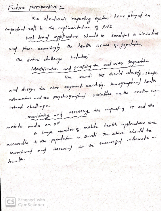 Future have played a perspective : the elections reporting system important role in the implimentation of PHI web boed appli