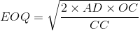 2 X AD X OC E0Q=V2 CC