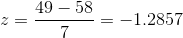 49 - 58 1.2857