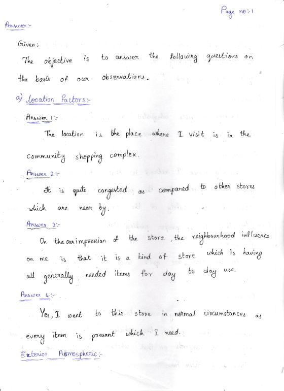 ne Annoer: Given the Polowing gestions The object ive to on Cunwer obserwatio ru. tho bais of a lecation factors Answer is bh