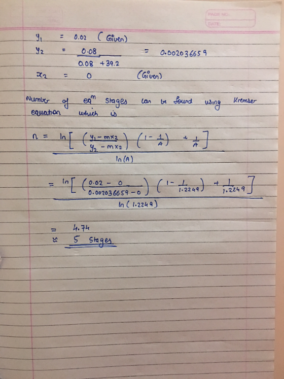 g1 = 0.02 (Given) Mz 008 0.00203665 9 0.08 +39. Numrof e Sta In (A) AT (0.02-0 О. 00203 6659-о in (1.2244) ニー 4.74