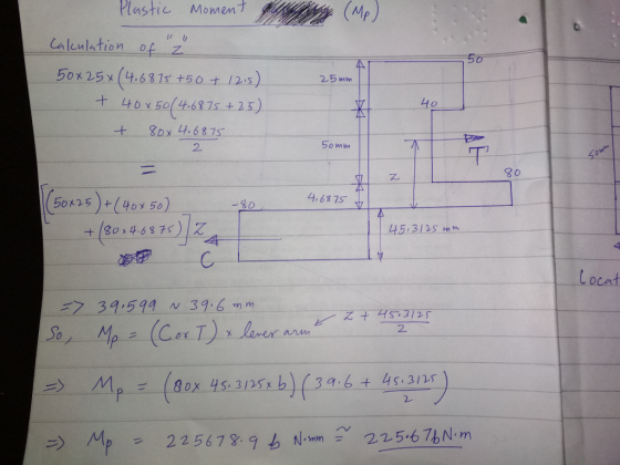 Plostic Mowienr) calculation of 50x 25x(4.631s t5 12.5) +440x 5t-67s +25) 2.5 mm t 80 4.6875 2. 50 mm 80 4.6875 145 312s m Lo