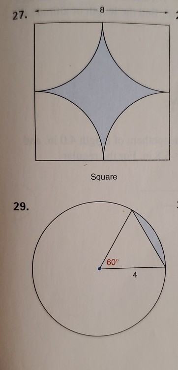 8 27. Square 29. 60° 4