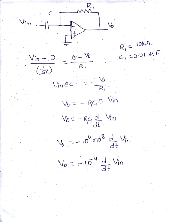 CI Vin RIDK VD Vin- RI VinSC, RI RGS Vin Vo - RGdVin dt Vin dt dVin dt