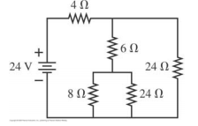 4Ω 6Ω 24 V 24 Ω 812 24 Ω