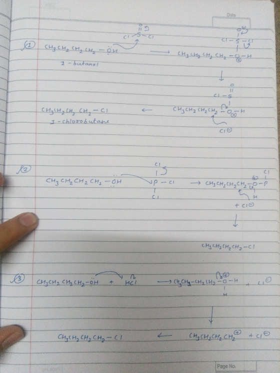 Date #5 -butan of I/ CIO 2 AE TM CH3CH2 CH, CH2- (1 Page No.