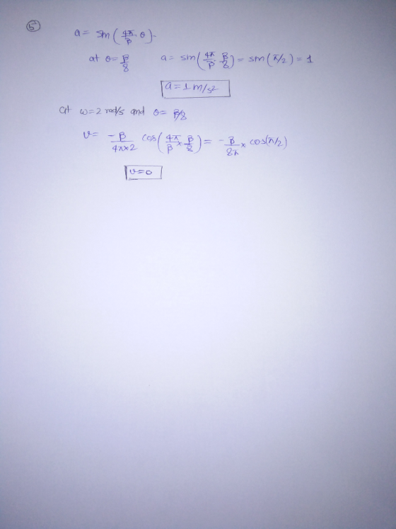 a Sm( sin -sm(2)= 1 at o a sm 4 Ct w-2 Yad/s and 47 p 4AX2