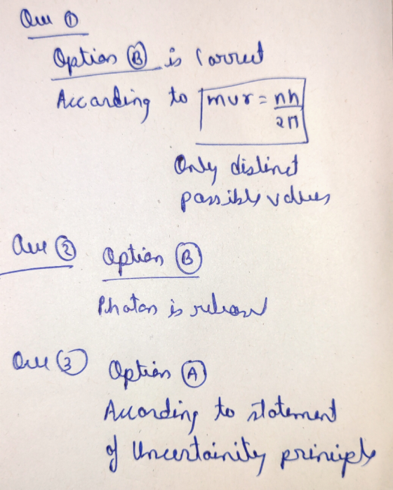 Option ® is carret According to murann Only distinct possibly values Aue ① Option ③ Phaton is ruhaw au @ Option ② According t