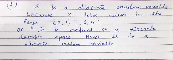analon variable the disirete is Lecaune takes Lملم kaye 3 2 dliscrete is detincel Hemce in a it dample dincrete Apace a andom