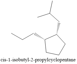 cis-1-isobutyl-2-propylcyclopentane