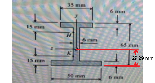 35 mm 6 mm 15 mm H חומון 6 65 mm 15 mm 29.29 mm 50 mm 6 mm