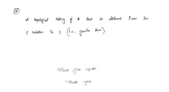 d that is different from the Bohling of R a topological So z (e. en greater L sulakon than). Please give upvate. Thank you