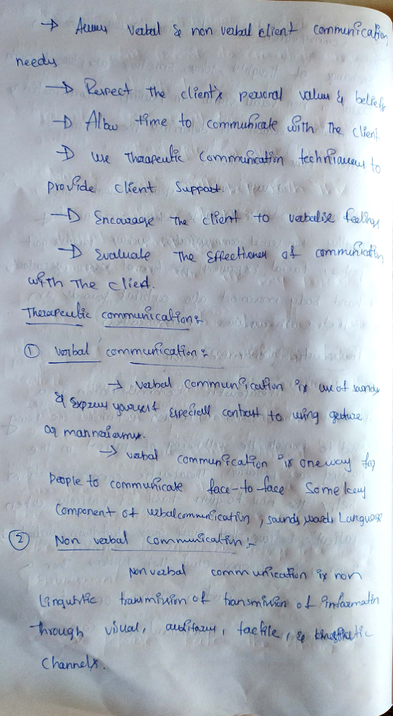 D OWN0 D Alles verbal se non verbal client communication needy Respect the client, personal values & belief Alow time to comm
