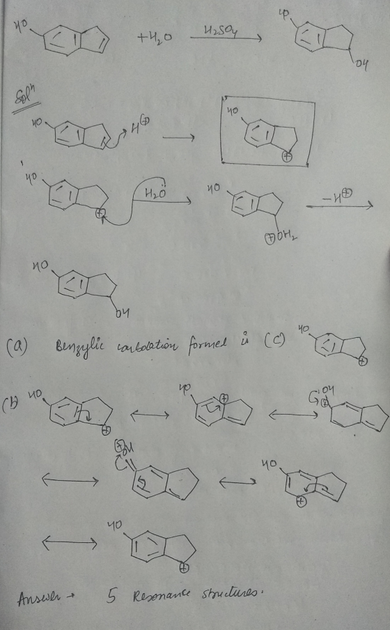 hosen oh - monta но by (ay angle contents formes de color couho led Answer - 5 Resonance structures.