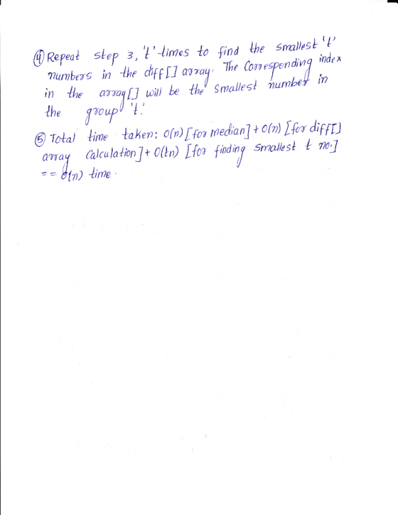 Repeat step 3, times to find the Strallest mumbers in the dff [I a2zay The Conespending index in the athelest umbey im the ys