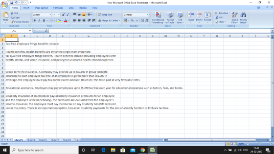 Con = New Microsoft Office Excel Worksheet - Microsoft Excel - 0 X Insert Page Layout Formulas Data Review View Home Cut = =