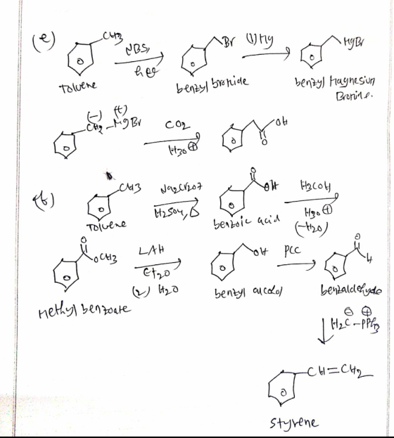 C2 Toluene benty beride bentyl haynesun Broni Coz Ja2cho7 Hacoy Toluere beoi aua (29) LAH pcc bentyl acao benaldeyde netyy be