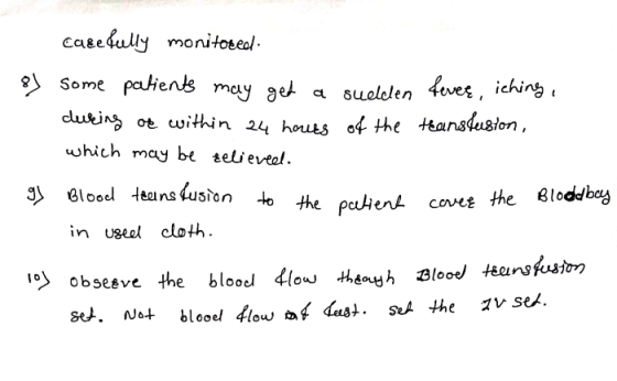 Some patens mey ge a suolslen 4vet duting oe within 24 hous 4 the tansusion which may be teti evtal. 4ovei, ichinz 3Bloed tra