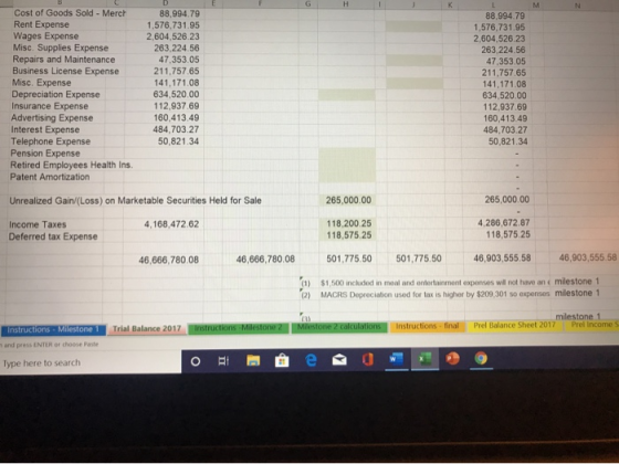 Cost of Goods Sold - Merch Rent Expense Wages Expense Misc. Supplies Expense Repairs and Maintenance Business License Expense