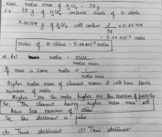 Now, molar mass of h SO = 98g ie 98 g of hso contains amole of H-alons 0.25704 9 of 150m will contain a x0.25704 = 5.24 X10-3