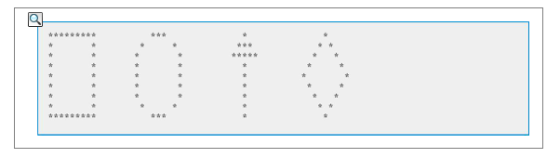 c++ program that displays asterisk shapes of squar