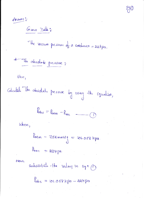 Ansuei G wen Data Condinscr =3akpa The vaccum Pre Csure The absolt pressur clesfah The ahsolad pressr qudisn the Using abs Pa