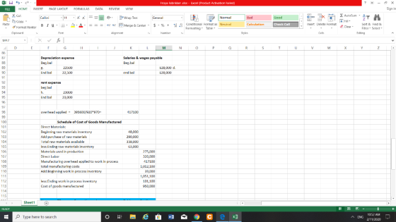 Froya Fabrikker xlsx - Excel (Product Activation Failed) ? - ox Sign in FORMULAS DATA REVIEW VIEW Copy 2 AutoSumA , AA A 5. F